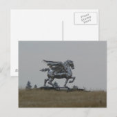 Carte Postale Chrome cheval (Devant / Derrière)