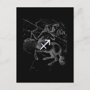 Carte Postale Chrome comme signe du zodiaque Sagittaire Hevelius
