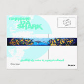Carte postale Chromie Da Shark (Dos)