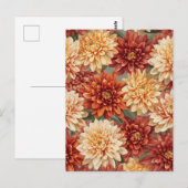 Carte Postale Chrysanthème (Devant / Derrière)