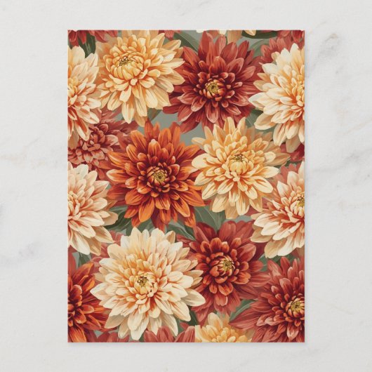 Carte Postale Chrysanthème (Devant)