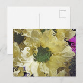 CARTE POSTALE CHRYSANTHÈME (Devant / Derrière)