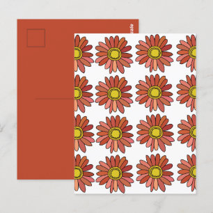 Carte Postale Chrysanthème Fleur Florale Chrysanthème