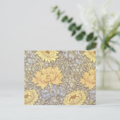 Carte Postale Chrysanthème Fleurs de Mère en Fleur de William Mo (Debout devant)
