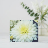 Carte Postale Chrysanthème texturé (Debout devant)