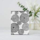 Carte Postale Chrysanthèmes de l'école japonaise (Debout devant)