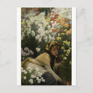 Carte Postale Chrysanthèmes James Tissot