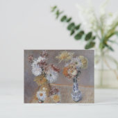Carte Postale Chrysanthèmes par Gustave Caillebotte (Debout devant)