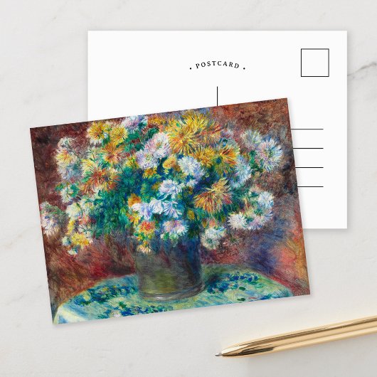 Carte Postale Chrysanthèmes | Renoir