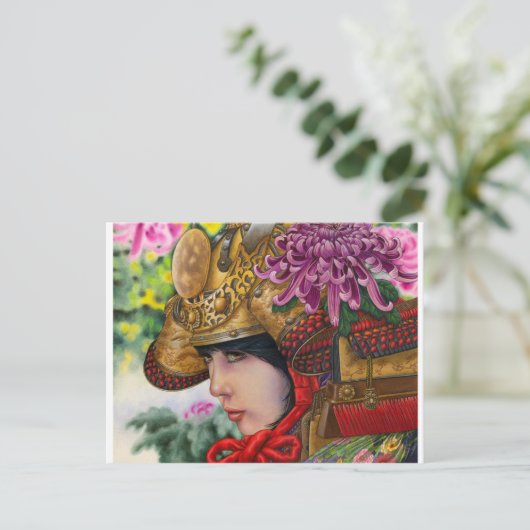 Carte postale "Chrysanthemum" (Debout devant)