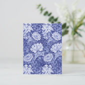 Carte Postale Chrysanthemum Blue, William Morris (Debout devant)