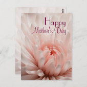 Carte Postale Chrysanthemum - Bonne fête des mères Customisée (Devant / Derrière)