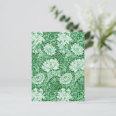 Carte Postale Chrysanthemum Green, William Morris (Debout devant)