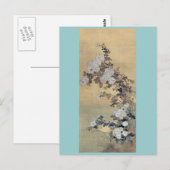 Carte Postale Chrysanthemums Ukiyoe (Devant / Derrière)