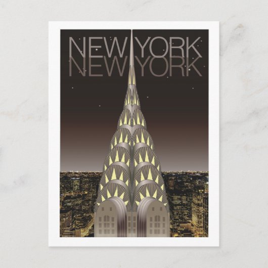 Carte postale Chrysler Building (Devant)