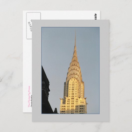 Carte postale Chrysler Building (Devant / Derrière)