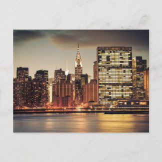 Carte Postale Chrysler Building et NYC Skyline