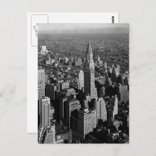 Carte Postale Chrysler Building New York Manhattan (Devant / Derrière)