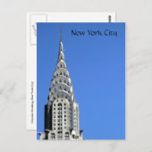 Carte Postale chrysler nyc (Devant / Derrière)