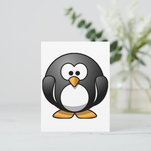 Carte Postale Chubby Penguin (Debout devant)