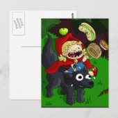 Carte Postale Chubby Red Riding Hood (Devant / Derrière)