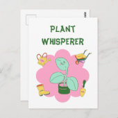 Carte Postale Chuchoteur de plantes (Devant / Derrière)