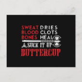 Carte Postale Chuck it up Buttercup Drôle Design (Devant)
