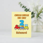 Carte Postale Chugga Chugga Two Two Train 2e Anniversaire (Debout devant)
