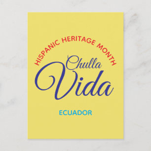 Carte Postale Chulla Vida / Équateur