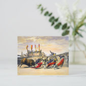 Carte Postale Chulos Jouer au Bull (Debout devant)