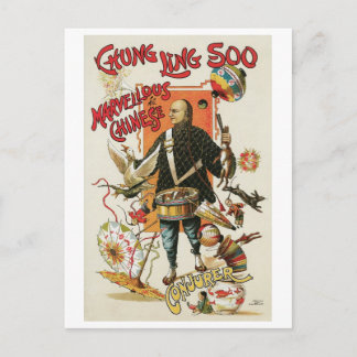 Carte Postale Chung Ling Soo ~ Loi magique chinoise Vintage