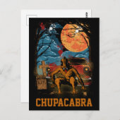 Carte Postale Chupacabra Cryptid Creator Texte personnalisable (Devant / Derrière)