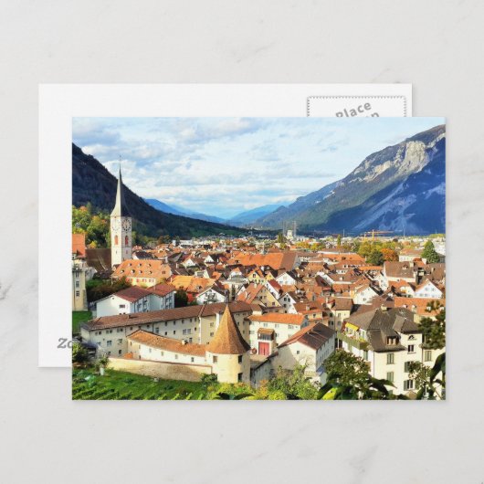 Carte Postale Chur, Suisse (Devant / Derrière)