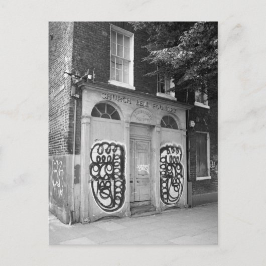 Carte Postale Church Bell Foundry, Londres Royaume-Uni (Devant)
