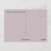 Carte Postale Church in Dubrovnik Croatia (Dos)