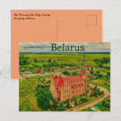 Carte Postale Church of the Blessed Trinity Gervyaty Belarus (Devant / Derrière)