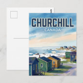 Carte Postale Churchill Canada (Devant / Derrière)