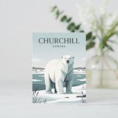 Carte Postale Churchill Canada (Debout devant)