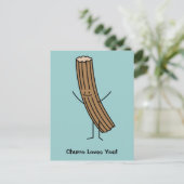 Carte Postale Churro T'Aime ! (Debout devant)
