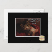 Carte Postale Chut ! ! ! Piggy ! ! (Devant / Derrière)