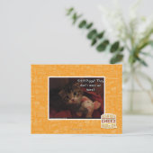 Carte Postale Chut ! ! ! Piggy ! ! (Debout devant)