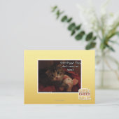 Carte Postale Chut ! ! ! Piggy ! ! (Debout devant)