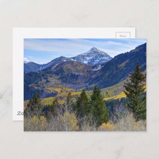 Carte Postale Chute À Cascade Peak Et Sundance De La Boucle Alpi (Devant / Derrière)