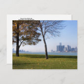 Carte Postale chute à detroit (Devant / Derrière)