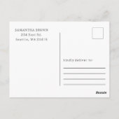 Carte Postale Chute Burnt Orange Citrouille Patch Anniversaire M (Dos)