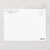 Carte Postale Chute dans les montagnes Blue Ridge (Dos)