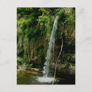 Carte Postale Chute de la cascade du printemps