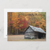 Carte Postale Chute de la montagne fumée (Devant / Derrière)