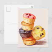Carte Postale Chute de la tour Muffin (Devant / Derrière)