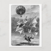 Carte Postale Chute de l'homme volant (Devant)